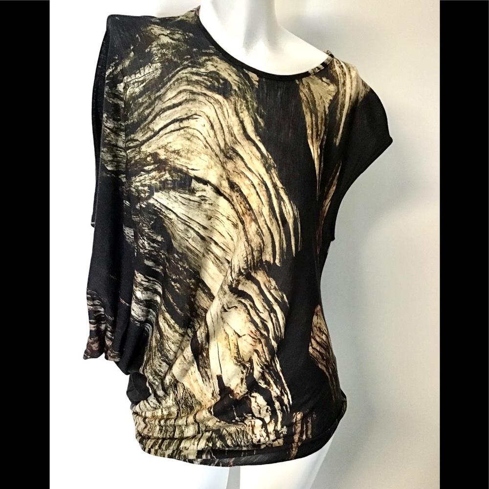 Helmut Lang abstract asymmetric cut knit #H36